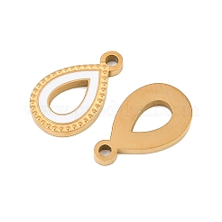 Ciondoli in acciaio inox smaltato 304&nbsp;STAS-Z190-01G-02