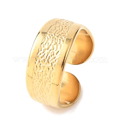 Anelli polsini aperti in acciaio inossidabile 304 per donna&nbsp;RJEW-K309-22G