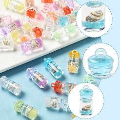30 pendentif lumineux en résine époxy&nbsp;RESI-FS0002-14