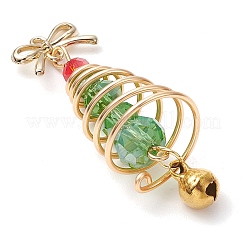 Pendentifs en verre et alliage&nbsp;PALLOY-JF02990-03