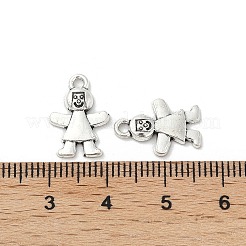 Tibetischer stil Aluminium Anhänger & Charms&nbsp;TIBE-S324-12AS