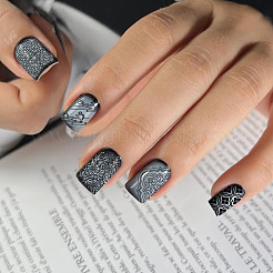 Modelli per nail art fai da te in acciaio inossidabile&nbsp;MRMJ-WH0092-085