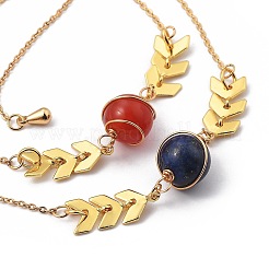 Set di braccialetti scorrevoli in ottone regolabili&nbsp;BJEW-JB05402