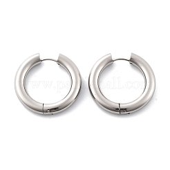 Pendientes de aro de acero inoxidable 201&nbsp;EJEW-P304-13A-P