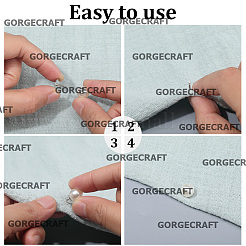 40 Stück Nagelknopf mit Kunststoffkappe&nbsp;DIY-GF0011-50