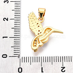 Messing micro pave klare zirkonia anhänger&nbsp;KK-N268-81G
