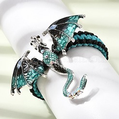 Bracciali a maglie in lega di pterosauri&nbsp;BJEW-A165-01C