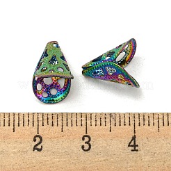 Placcatura ionica (ip) perlina conica in acciaio inossidabile 304 cava&nbsp;STAS-L273-03RC