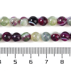 Chapelets de perles en agate à rayures naturelles/agates à bandes&nbsp;X-G-Z060-A01-A21