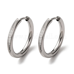 Pendientes de aro de acero inoxidable 304&nbsp;EJEW-D331-09P