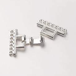 7 Stränge Legierung und Messing falten sich über Verschlüsse&nbsp;X-PALLOY-N0112-03P