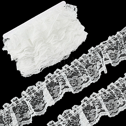 10 m Rüschenbesatz aus Polyester&nbsp;DIY-GF0013-46B-01