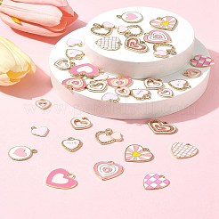 36pcs 13 Arten Legierungs-Emaille-Charms&nbsp;ENAM-FS0002-17