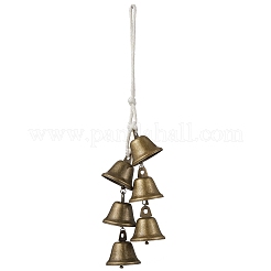 Décorations de pendentifs de cloche de fer&nbsp;HJEW-TA00380