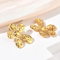 Pendientes de acero inoxidable 304 para mujer&nbsp;SA-CBA46AF-18G