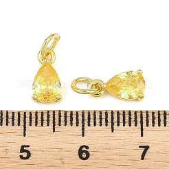 Laiton pavé de zircons cubiques&nbsp;KK-K340-51G-05