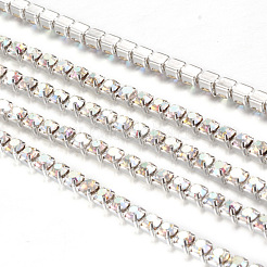 Chaînes en laiton avec strass&nbsp;CHC-T001-SS16-02S