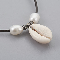 Bracciali cordone in pelle vacchetta regolabile&nbsp;BJEW-JB04077