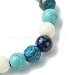 Sommer Strand Schildkröte/Seestern gefärbt synthetische türkis Armbänder&nbsp;BJEW-JB10896