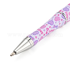 Tema san valentino motivo a cuore in plastica con penna a sfera in ferro&nbsp;FIND-D032-01A