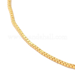 Creazione di braccialetti a catena in ottone con placcatura a cremagliera&nbsp;KK-M285-04G