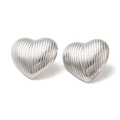 Boucles d'oreilles à tige en acier inoxydable 304 anti-ternissement&nbsp;EJEW-D100-05P