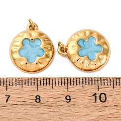 304 Edelstahl-Emaille-Anhänger&nbsp;STAS-U061-36G-02