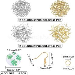 Kit fai da te per realizzare orecchini in acetato di cellulosa (resina)&nbsp;DIY-FH0001-74