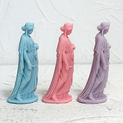 3d buddhistische Frau DIY lebensmittelechte Silikonstatue Kerzenformen&nbsp;PW-WG89310-01