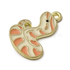 Vergoldete Legierung Emaille-Anhänger&nbsp;ENAM-L049-01G-11