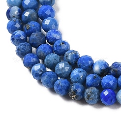 Natürlicher Lapislazuli Perlenstränge&nbsp;G-L587-A03-02