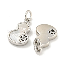 Pendenti in zirconi cubici trasparenti in micro pavè di ottone&nbsp;KK-P275-20P