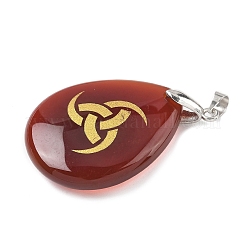 Pendentifs pierres précieuses naturelles mixtes&nbsp;G-F786-09H