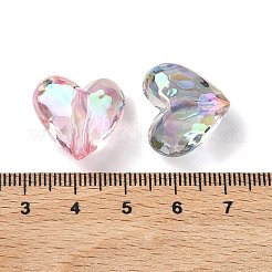 Placage uv perles acryliques transparentes&nbsp;OACR-D038-02B