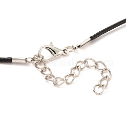 Set di collane con ciondolo a cuore in lega di placcatura a cremagliera&nbsp;NJEW-B081-07A