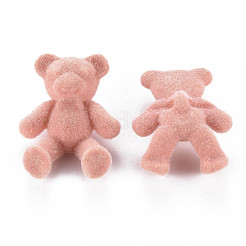 Boutons acryliques flocky&nbsp;OACR-N010-031G