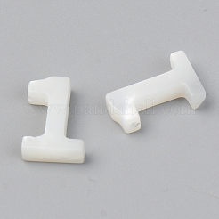 Natürliche weiße Muschel Perlmutt Muschel Charms&nbsp;X-SSHEL-R048-004-01