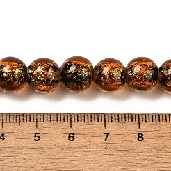 Handgefertigte Stränge aus dichroitischen Folienglasperlen&nbsp;DICH-U001-05D
