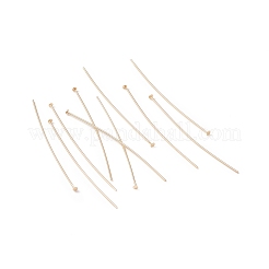 Pasadores de cabeza plana de latón&nbsp;KK-WH0058-03D-G02