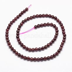 Granato naturale fili di perle&nbsp;G-P217-33-4mm