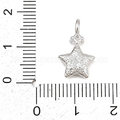 Pendentifs en laiton zircon cubique transparent&nbsp;CU-CBAF1EE-04P