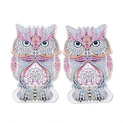 5d diy chouette motif animal diamant peinture étui à crayons kits d'ornements&nbsp;DIY-C020-01