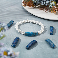 6 Stück natürliche Lapislazuli-Anschlussanhänger&nbsp;G-OC0005-91D