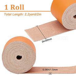 Cordon plat en microfibre simili cuir&nbsp;LC-WH0006-07D-05