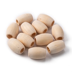 100pcs perles en bois naturel&nbsp;WOOD-OC0001-80