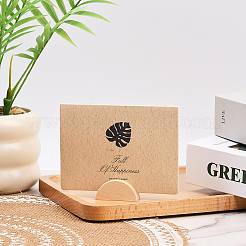 24 porte-cartes de visite en bois de pin&nbsp;DJEW-SP0001-21A-02