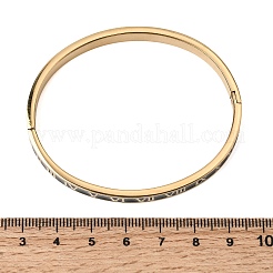 Bracelets articulés en acier inoxydable 304 émaillé&nbsp;BJEW-D408-45G