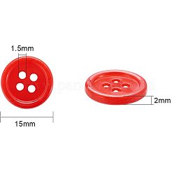 Annähende Acryl knöpfe&nbsp;BUTT-NB0001-01