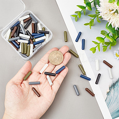 70 Stück Kunststoff-Aglets in 7 Stilen für Schnürsenkel&nbsp;KY-PH0001-84
