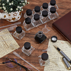 Bouteille d'encre pour stylo plume en verre&nbsp;AJEW-BC0010-69C